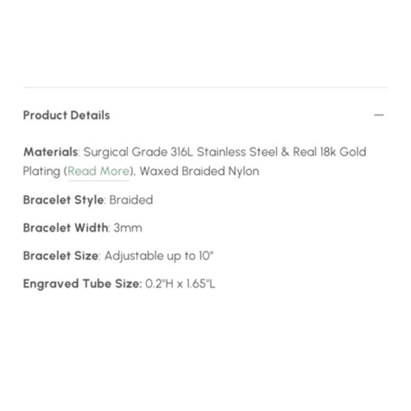 NWT-Mint & Lilly "Straighten Your Crown" Gold Bracelet - Picture 4 of 5